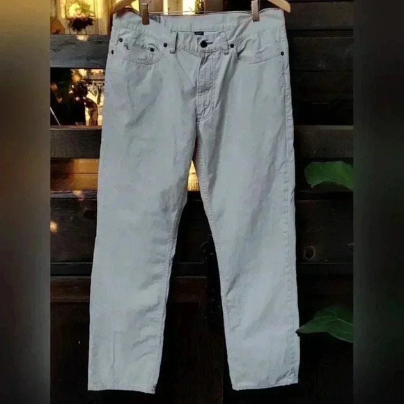 Polo Ralph Lauren 650 Straight Off White Khaki Chinos | Size 34/32 - Picture 1 of 9